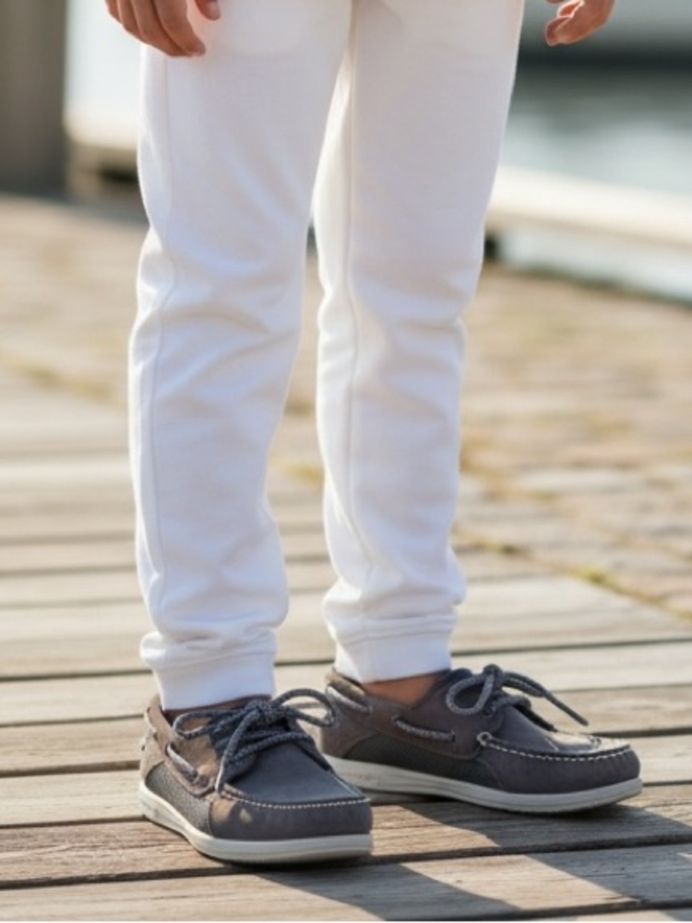 Sperry Boys Gamefish Topsider Blue/Grey Boat Shoes Size 5.5